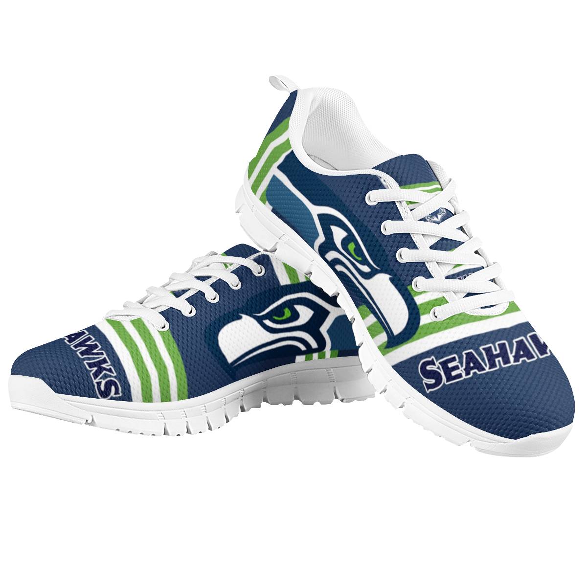 Men's Seattle Seahawks AQ Running Shoes 003
